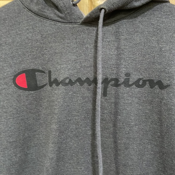 Champion gray hoodie sweatshirt size L - Picture 2 of 12